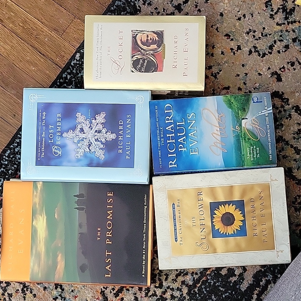 Richard Paul Evans books, paperback and hardcover